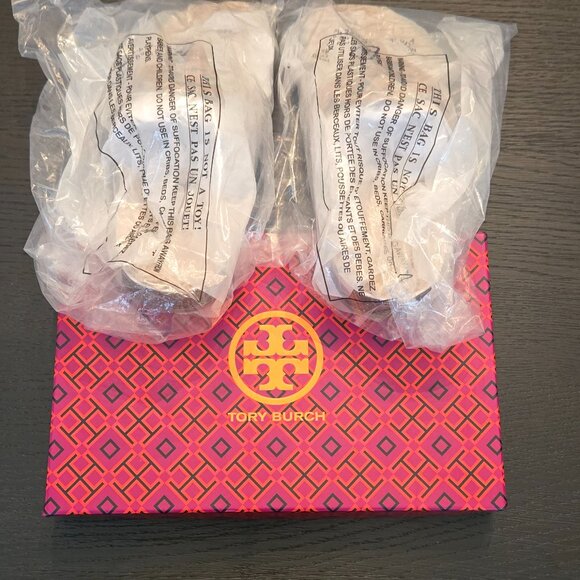 Tory Burch Miller Cloud Sandals Shearling Nappa Leather (size 7.5) - Picture 5 of 7